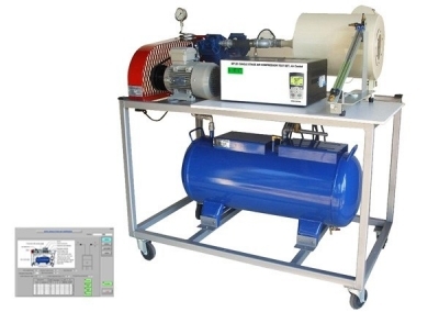 Dufon Single Stage Air Compressor Setup with data Acquisition