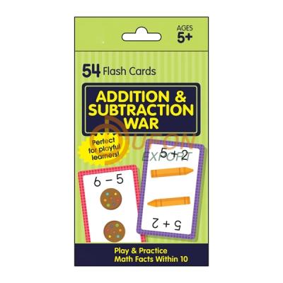 Addition and Subtraction Flash Card