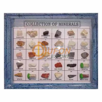 Collection of 20 Minerals (C) Different Minerals from (A) or (B)