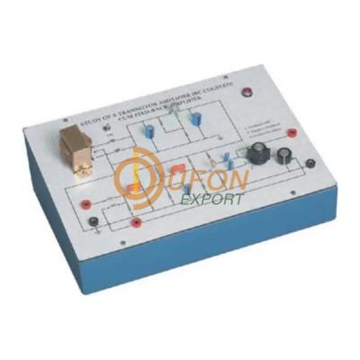 Study the effect of negative feed back of transistor amplifier