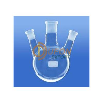 Flasks, Round Bottom, Three Necks, Angled Side Neck EDUCATIONLab