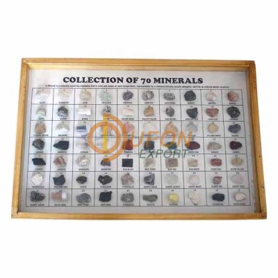 Collection of 70 Minerals