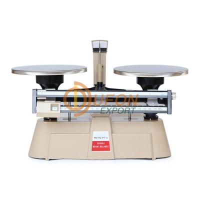 Beam Balance, double platform, 2000-gram capacity