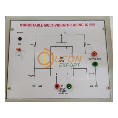 Monostable and Free Running Multivibrators using IC 555