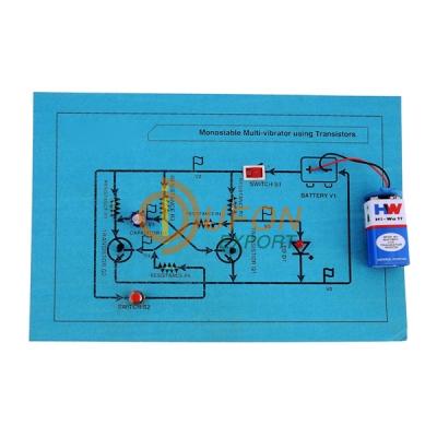 Monostable and Free Running Multi vibrators using Transistors