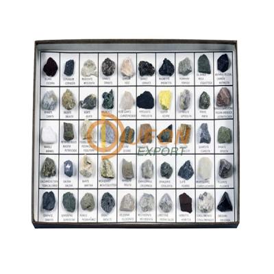 Rock Samples, 24 pcs/set, (Minerals of 3 Rock types)