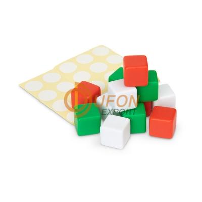 Blank Dice and Label Set