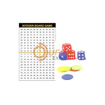 Integer Board Game (with Dice & Counters)