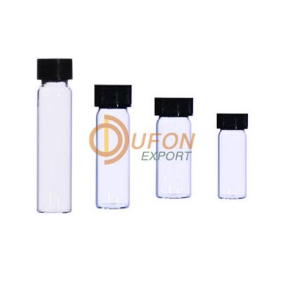 Tall Screw Neck Vial - Neutral Glass, Tall Form, With Closure