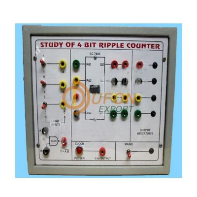 Study of 4 Bit Ripple Counter Forward and Reverse