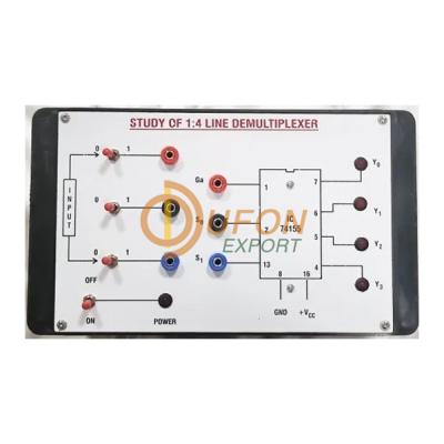 Study of One input and Four output Demultiplexer using IC 74155