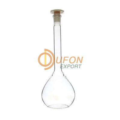 Volumetric Flasks, Class A Borosilicate Glass Plastic Stopper EDUCATIONLab