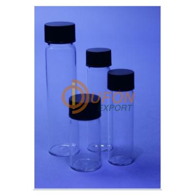 Squat Screw Neck Vial - Neutral Glass, Squat Form, With Closure