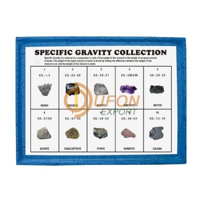 Minerals Specific Gravity Collection (Set of 10)