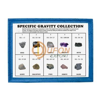 Minerals Specific Gravity Collection (Set of 10)