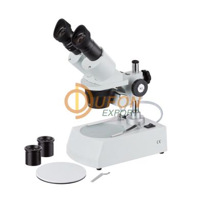 LED Top and Bottom Lights Binocular Stereo Microscope