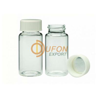 Rolled Rim Vials - Neutral Glass With Closures