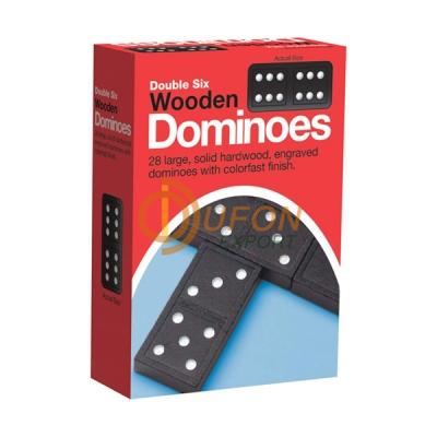 Double-Six Wooden Dominoes