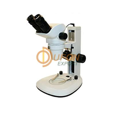 Dual Power Binocular Stereo Microscope Track Stand 1X and 2X Objective