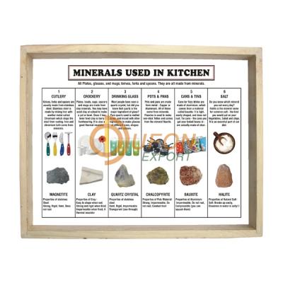 Minerals Collection Used in the Kitchen, Set of 6