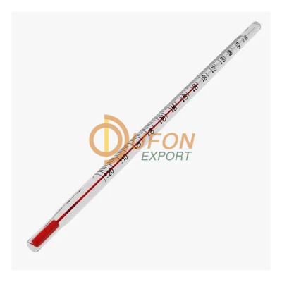Lab Thermometer 6 Inch Red Alcohol