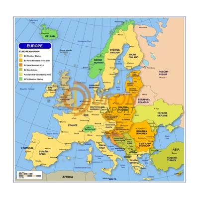 Europe Political Chart