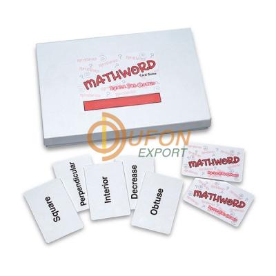 Mathword Card Game