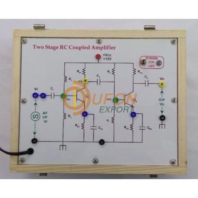 Two Stage RC Coupled Transistor Amplifier