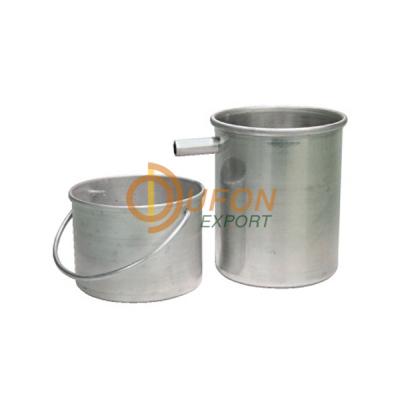Density Overflow Can and Catch Bucket Aluminum