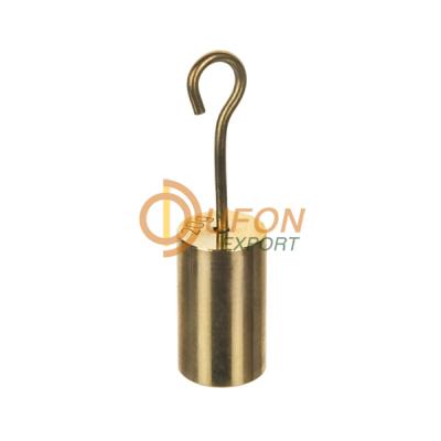 Hooked Weight Brass